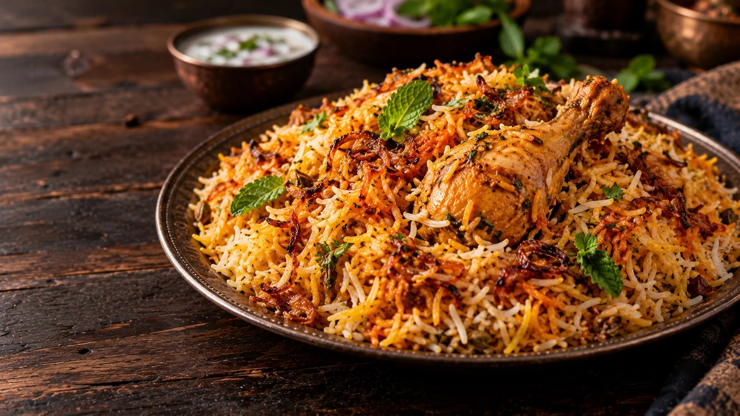 Single Chicken Biryani